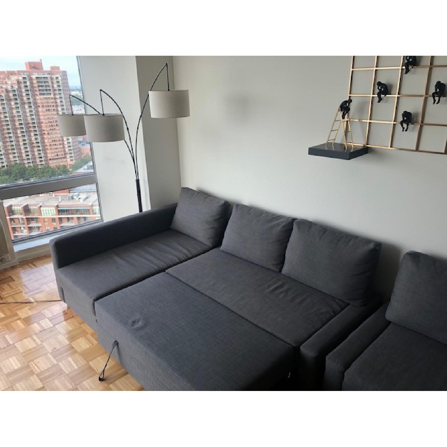 Ikea Friheten 3 Seat Sleeper Sectional Sofa w/ Storage - image-12