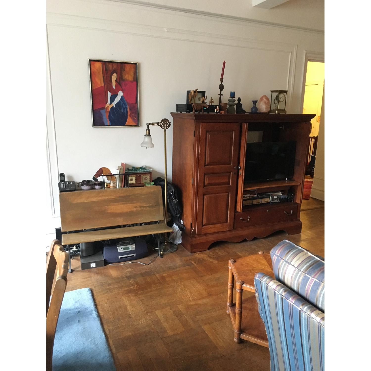 Sears Roebuck Antique Double Seat School Desk - image-5