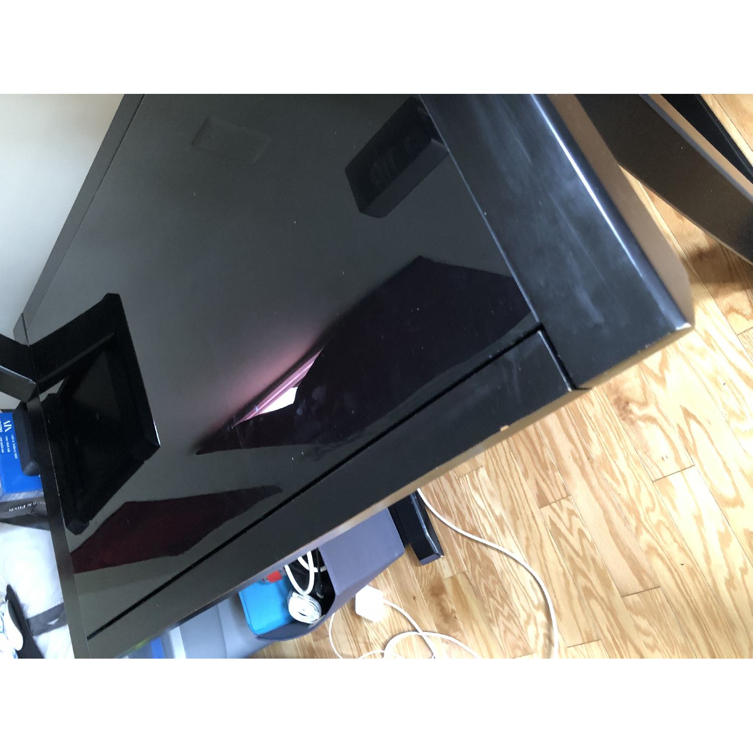Black Glass Computer Desk - image-9