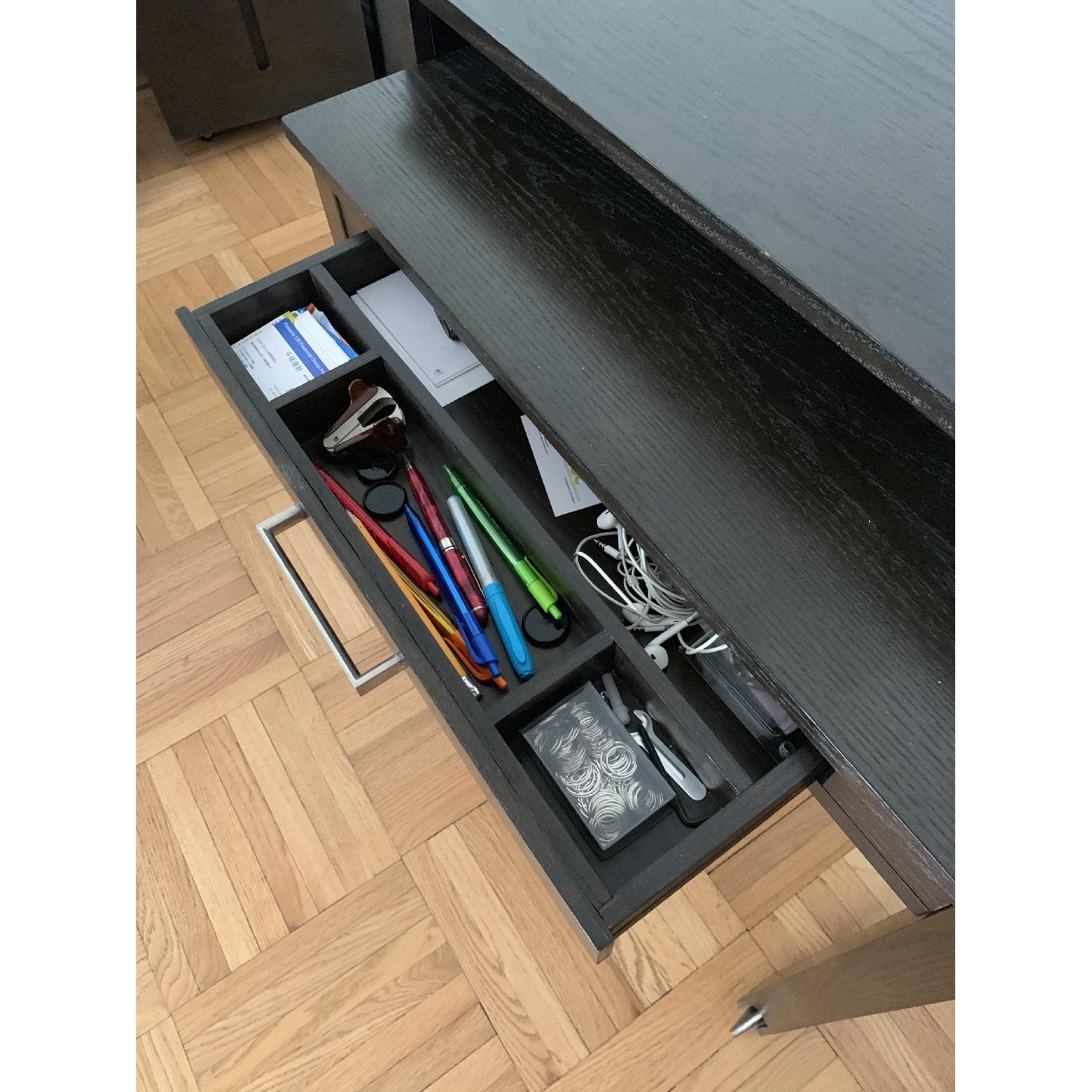 West Elm Expandable Desk w/ Drawer - image-3