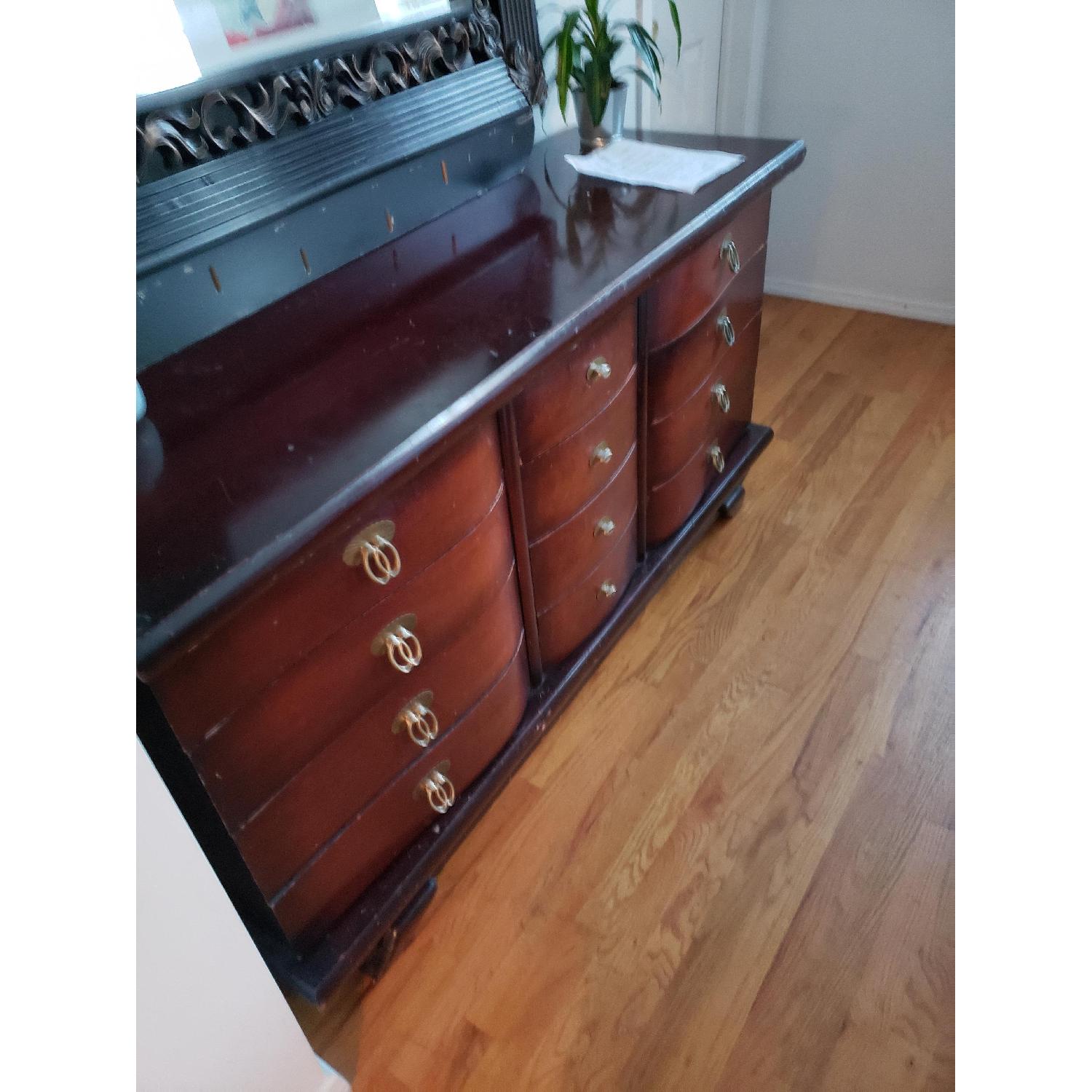 Vintage Solid Wood Dresser - image-2