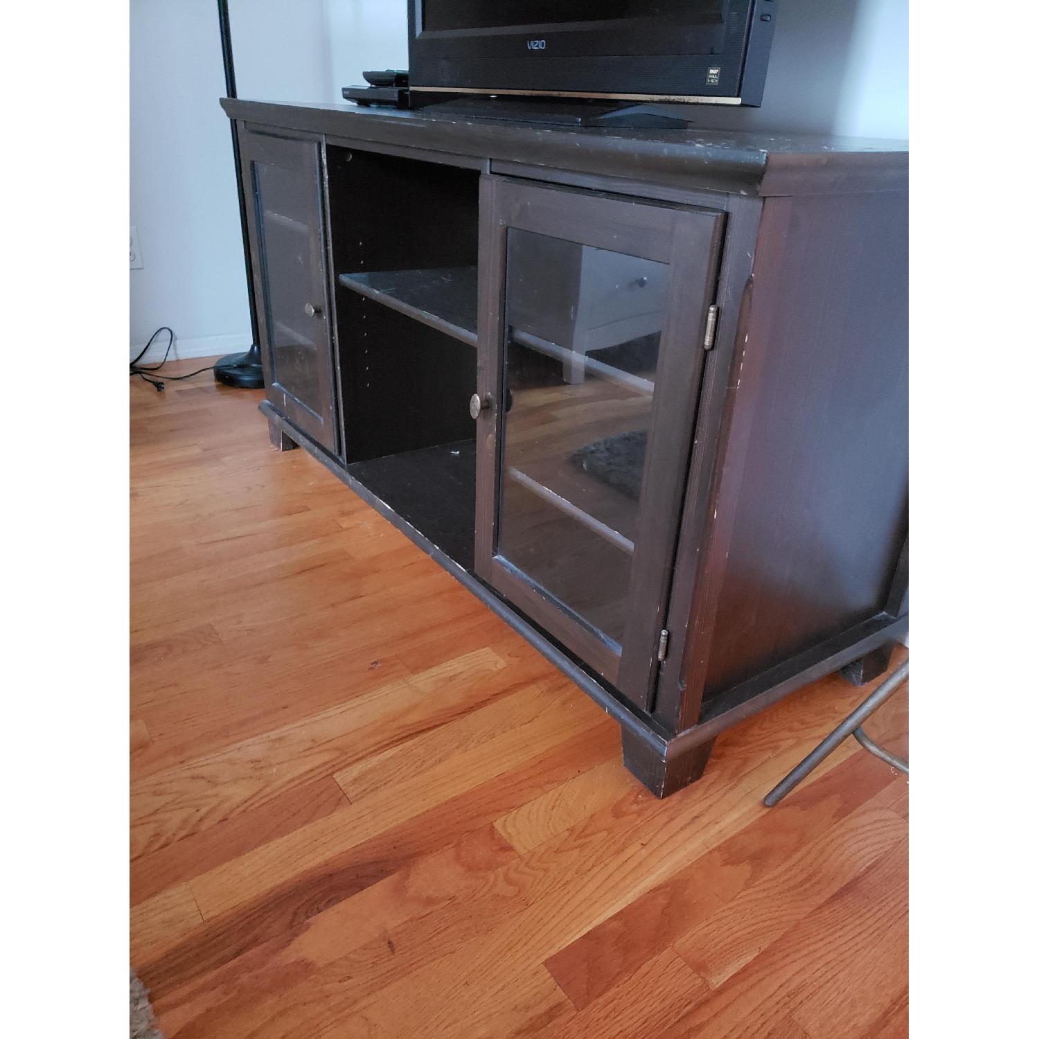 Vintage Wood TV Stand - AptDeco