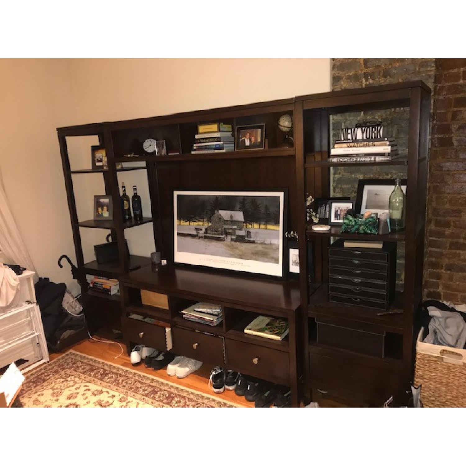 Bassett Redin Park Walnut Media Wall Unit - image-5