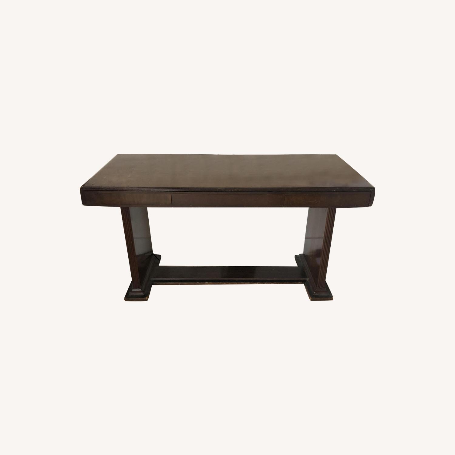 Dark Wood Desk/Table AptDeco