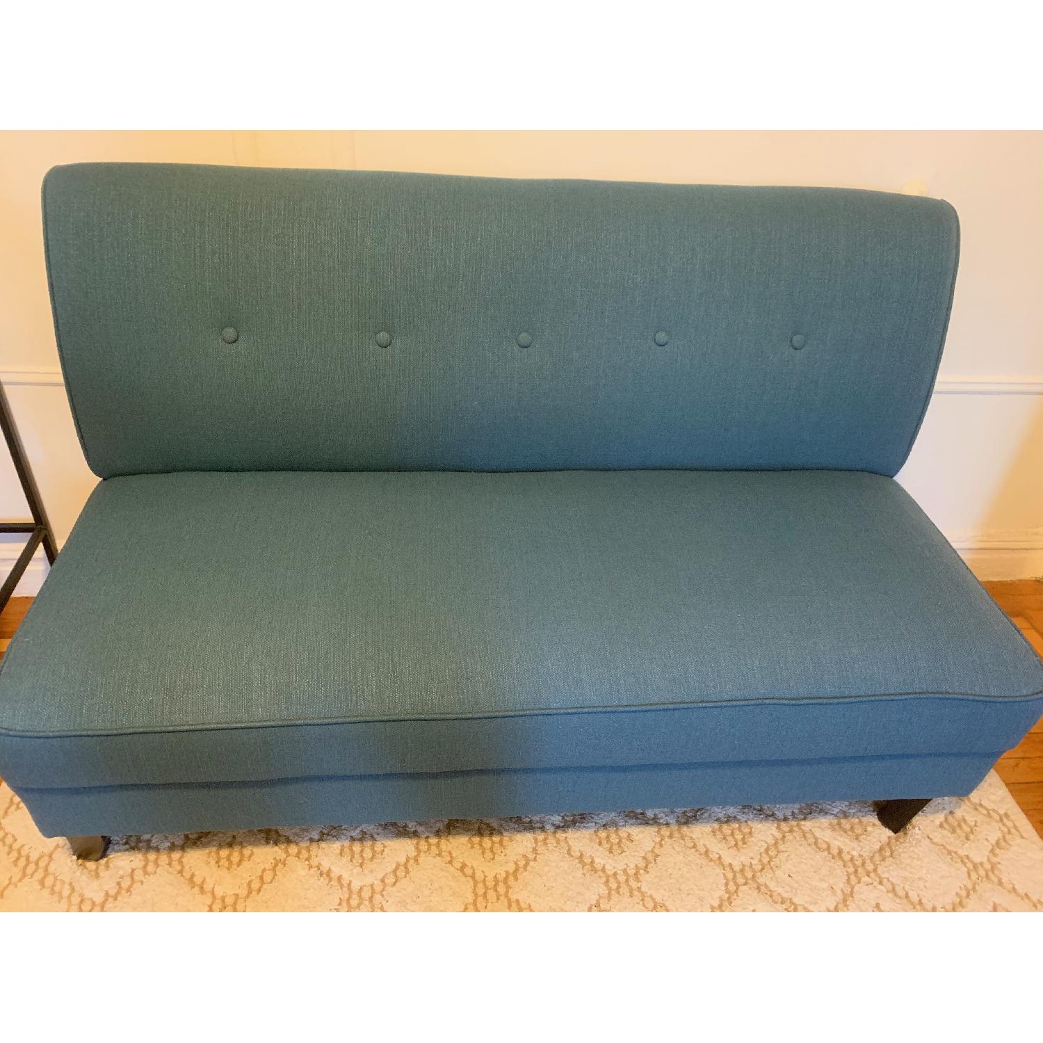 Birch Lane Perseus Loveseat in Teal - image-1