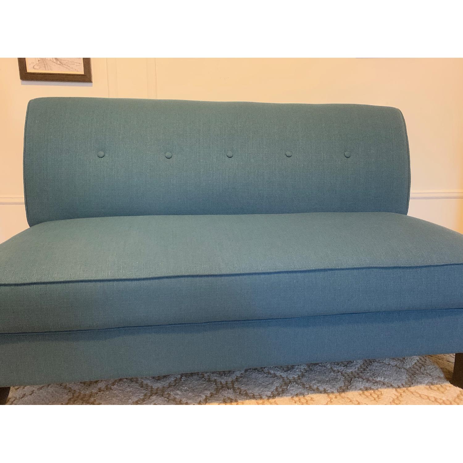 Birch Lane Perseus Loveseat in Teal - image-2