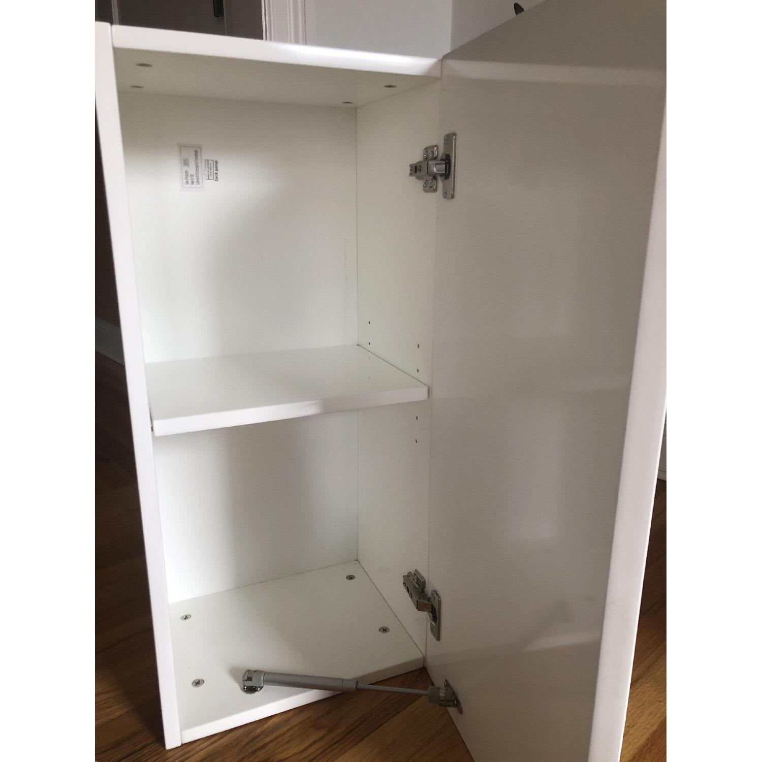 CB2 White Lacquer Storage Shelf - image-3