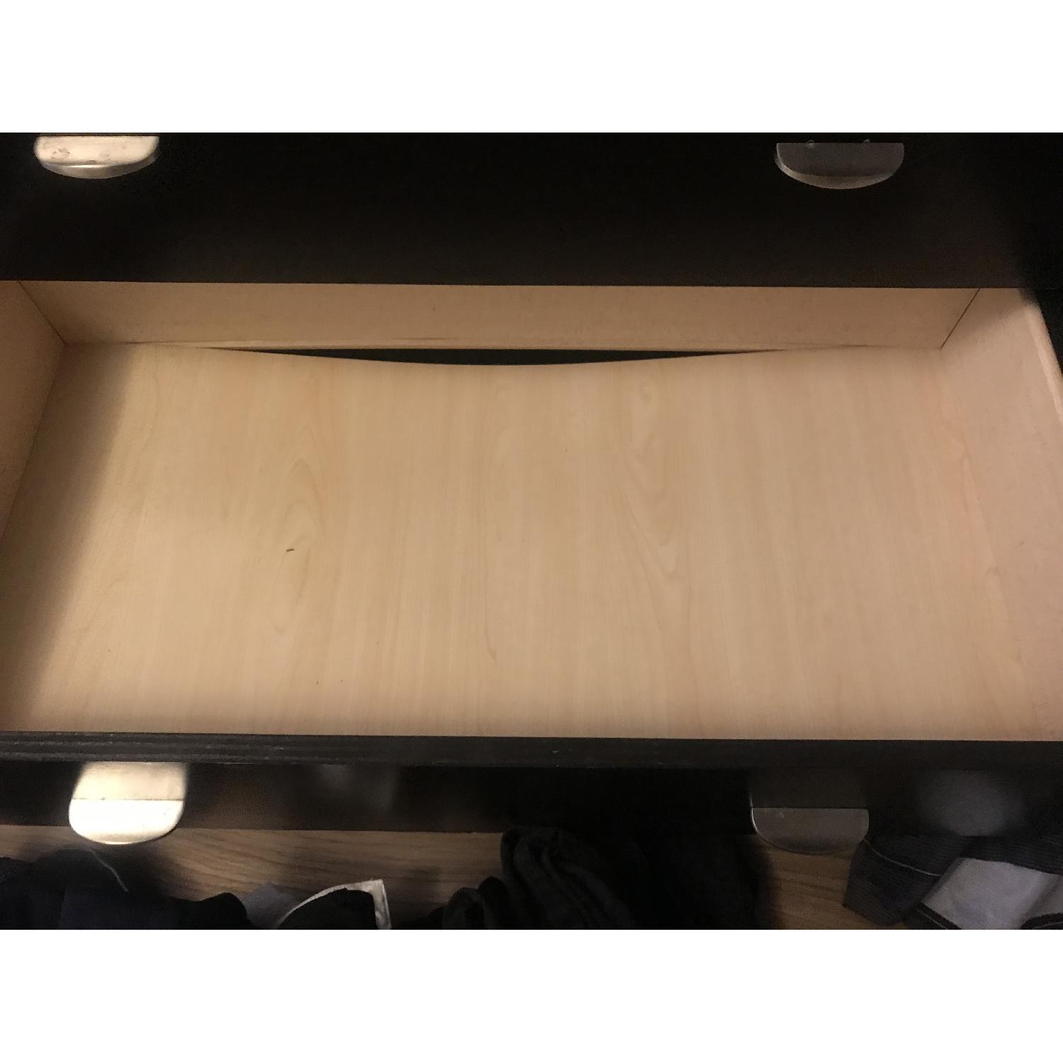 Bob's 7 Drawer Black Dresser w/ Mirror - image-1