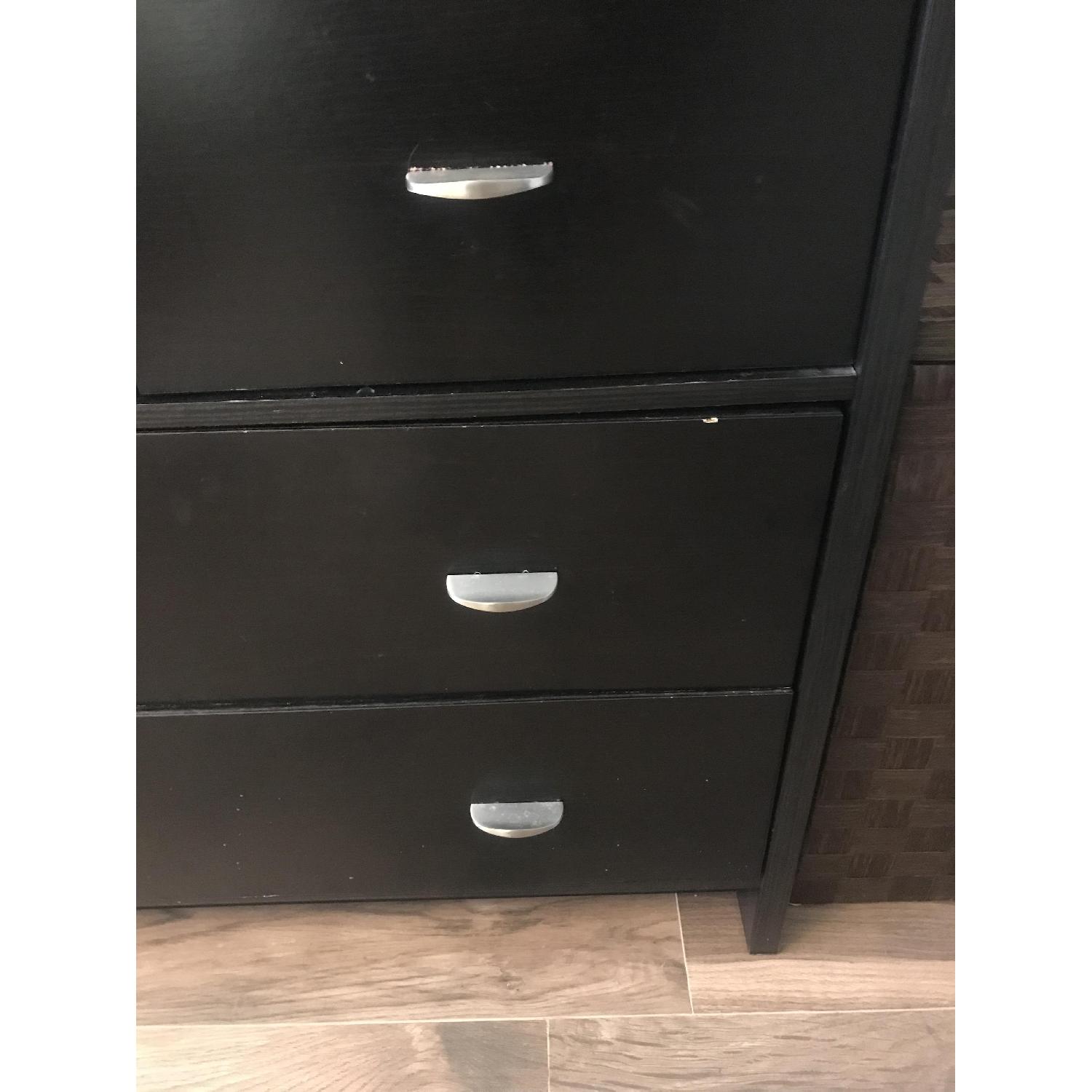 Bob's 7 Drawer Black Dresser w/ Mirror - image-4