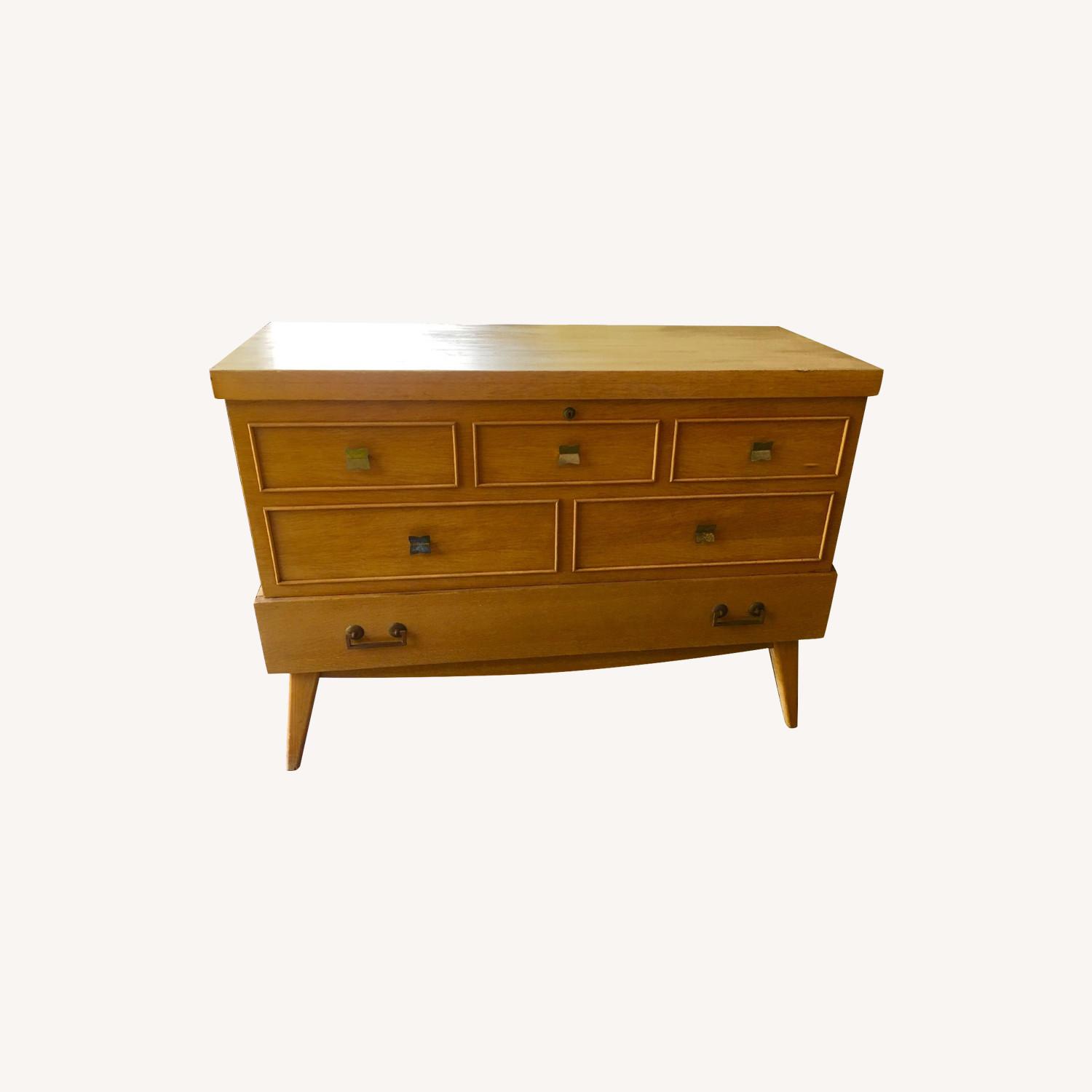 Lane Mid Century Aroma Tite Blonde Cedar Chest - image-0