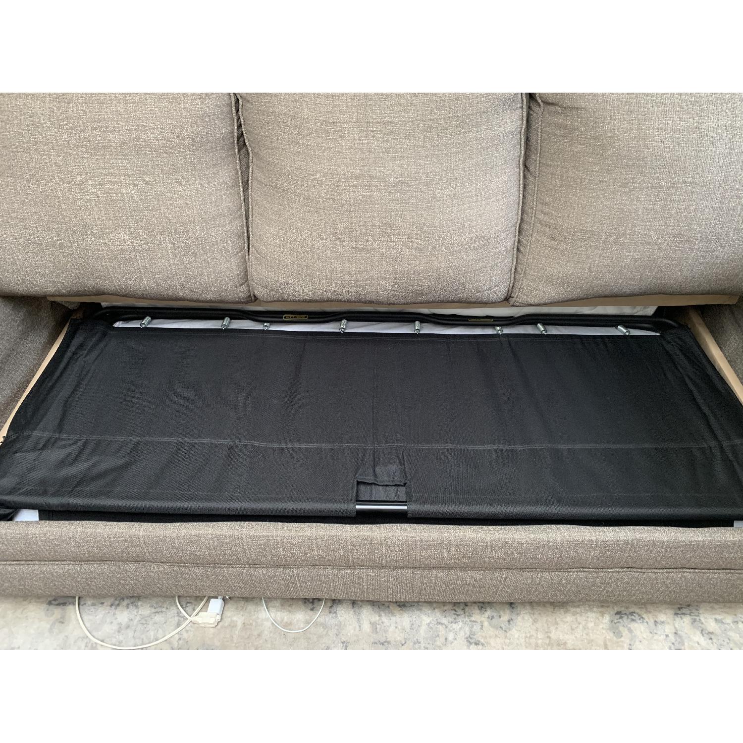 Bob's Grayson Queen Sleeper Sofa + Chair AptDeco