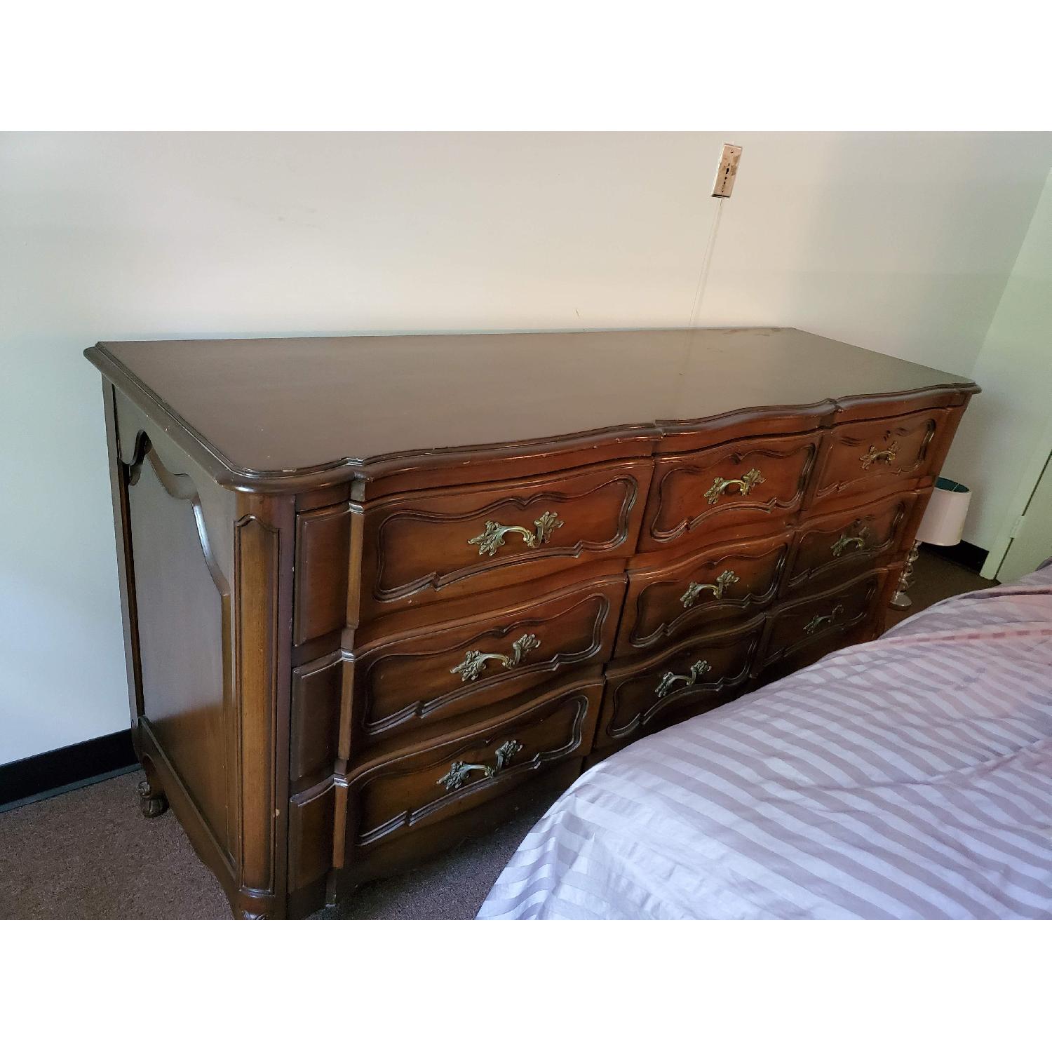 Bethlehem 9 Drawer Walnut Dresser - image-5