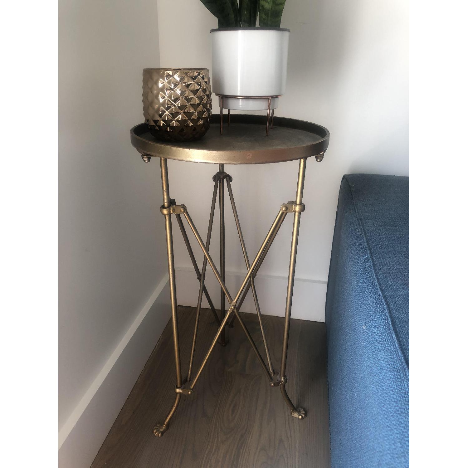 Urban Outfitters Gold Side Table - image-1