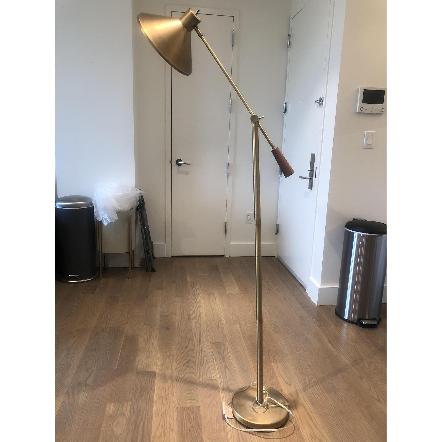 Urban Outfitters Gold Floor Lamp - image-0