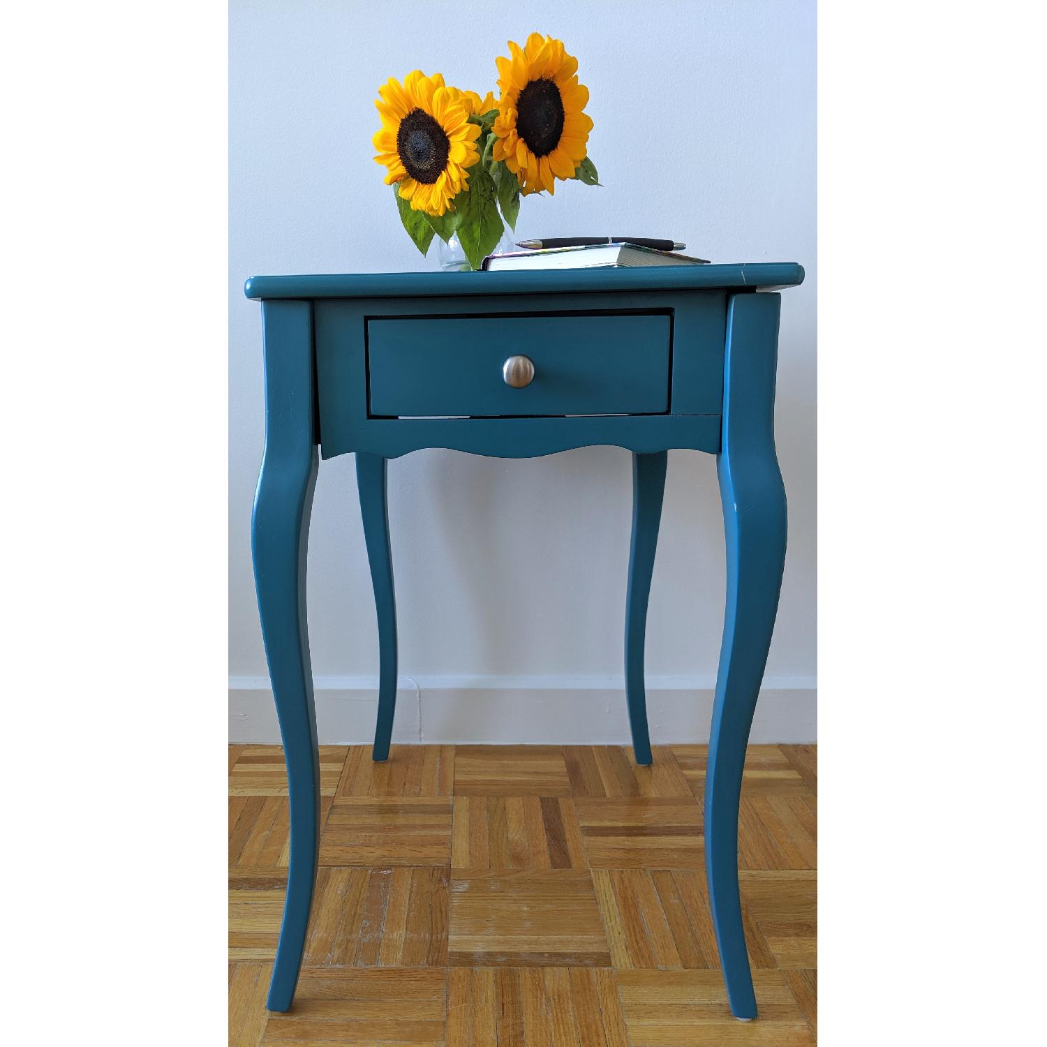 InspireQ Shemar Teal Accent Tables - image-1