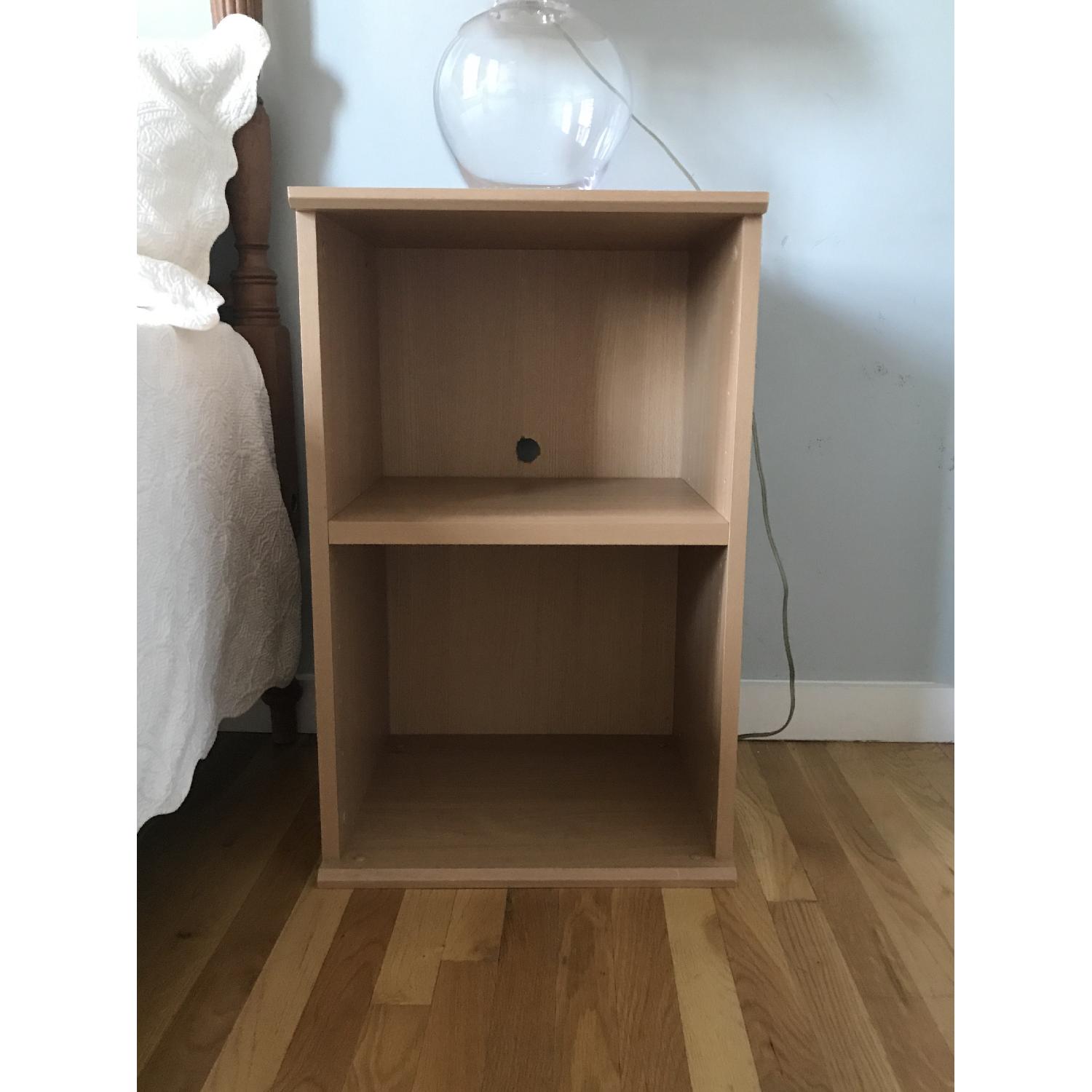 Crate & Barrel Desk w/ File Cabinet & Storage - image-4
