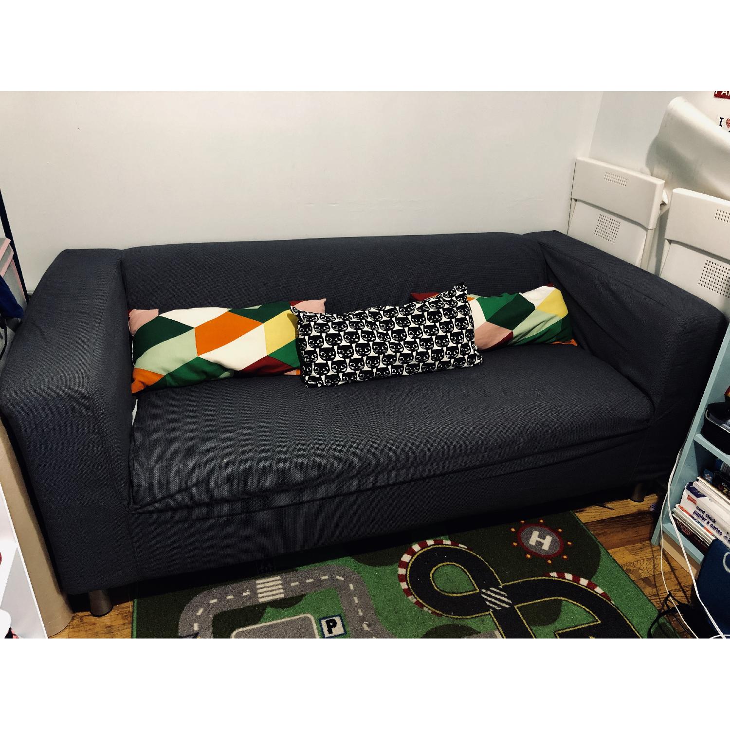 Ikea Klippan Loveseat in Vissle Gray - image-1