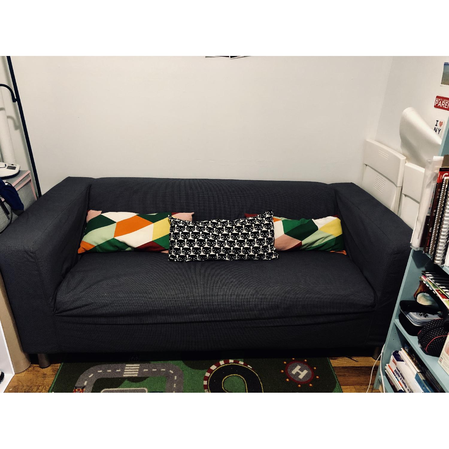 Ikea Klippan Loveseat in Vissle Gray - image-2