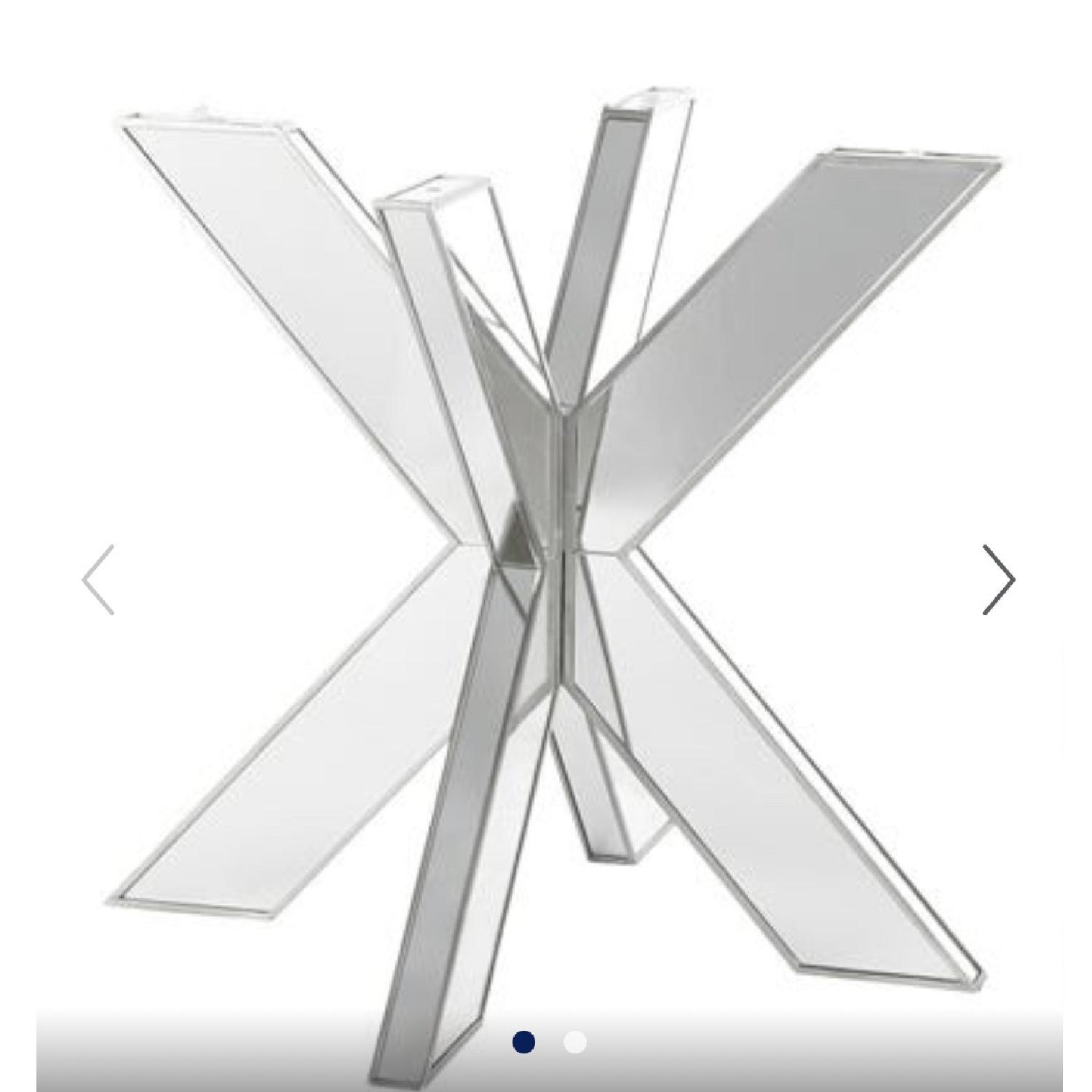 Pier 1 Modern Mirrored Dining Table - image-1