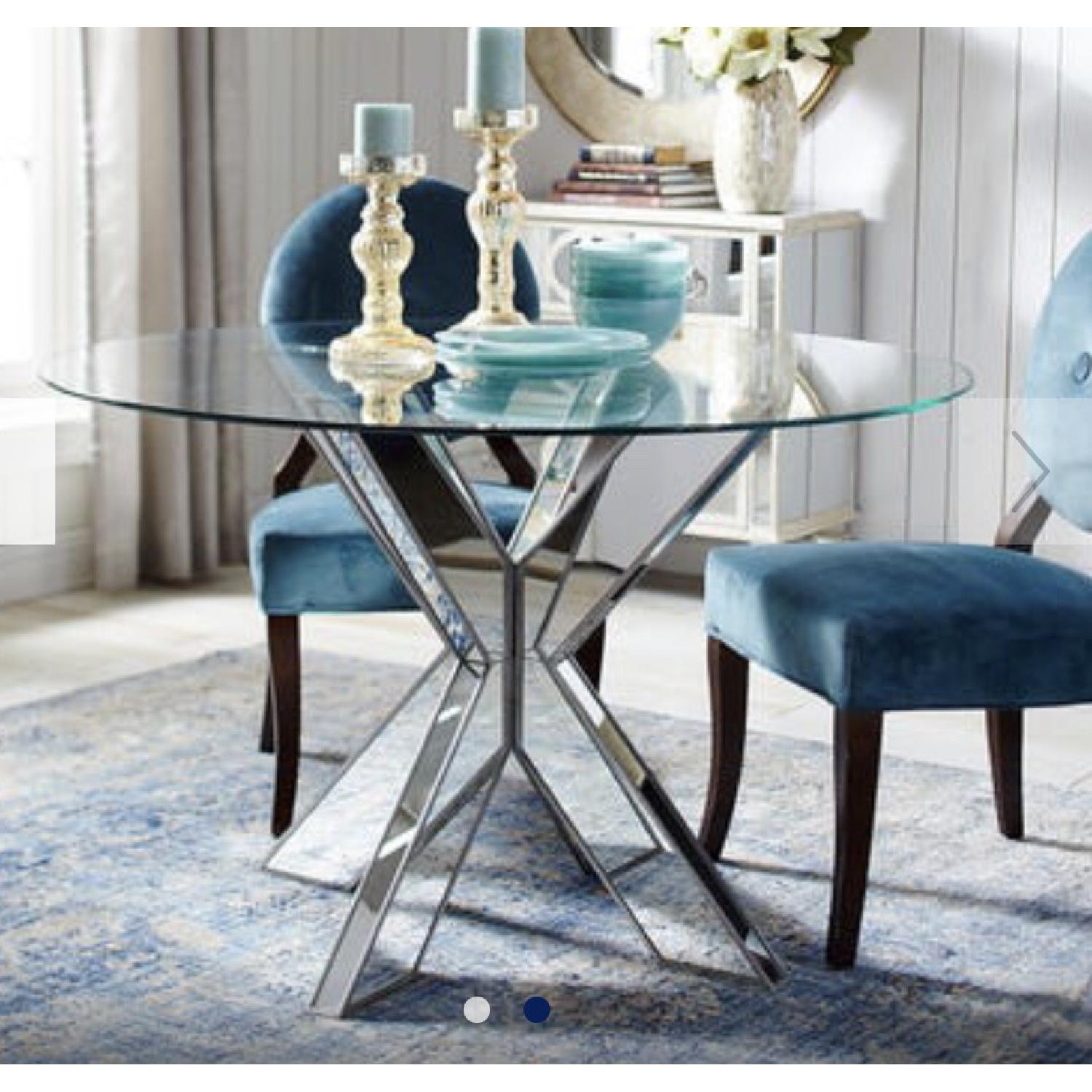 Pier 1 Modern Mirrored Dining Table - image-2