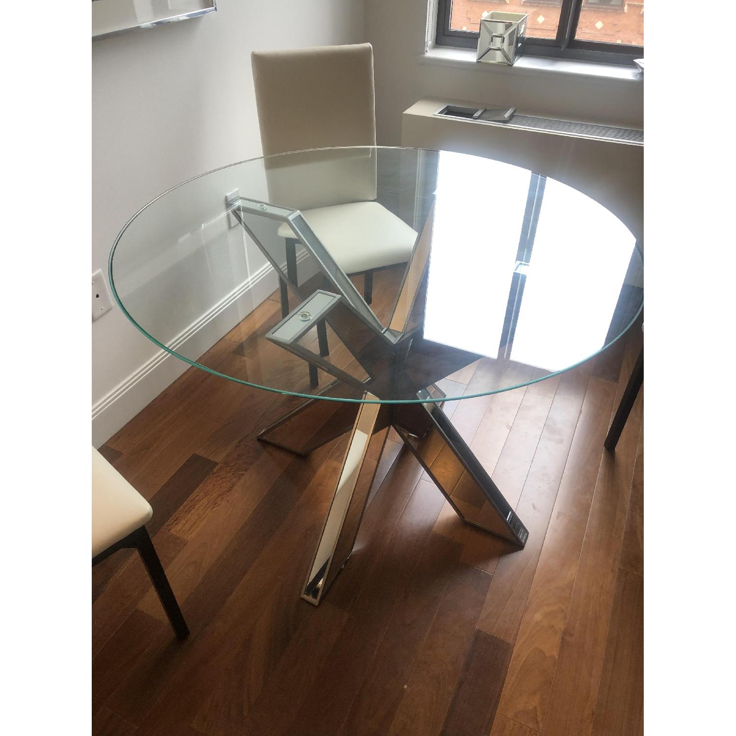 Pier 1 Modern Mirrored Dining Table - image-6