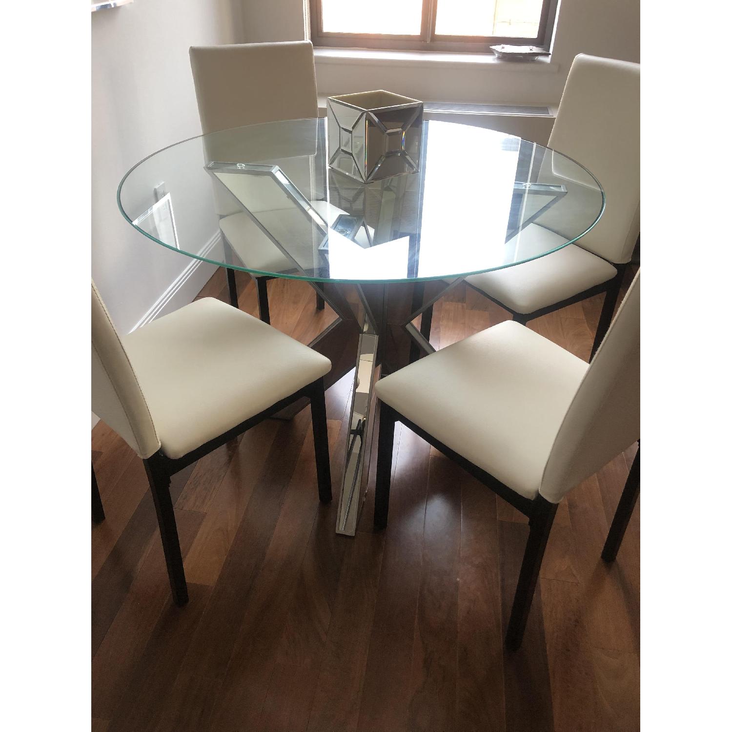 Pier 1 Modern Mirrored Dining Table - image-5