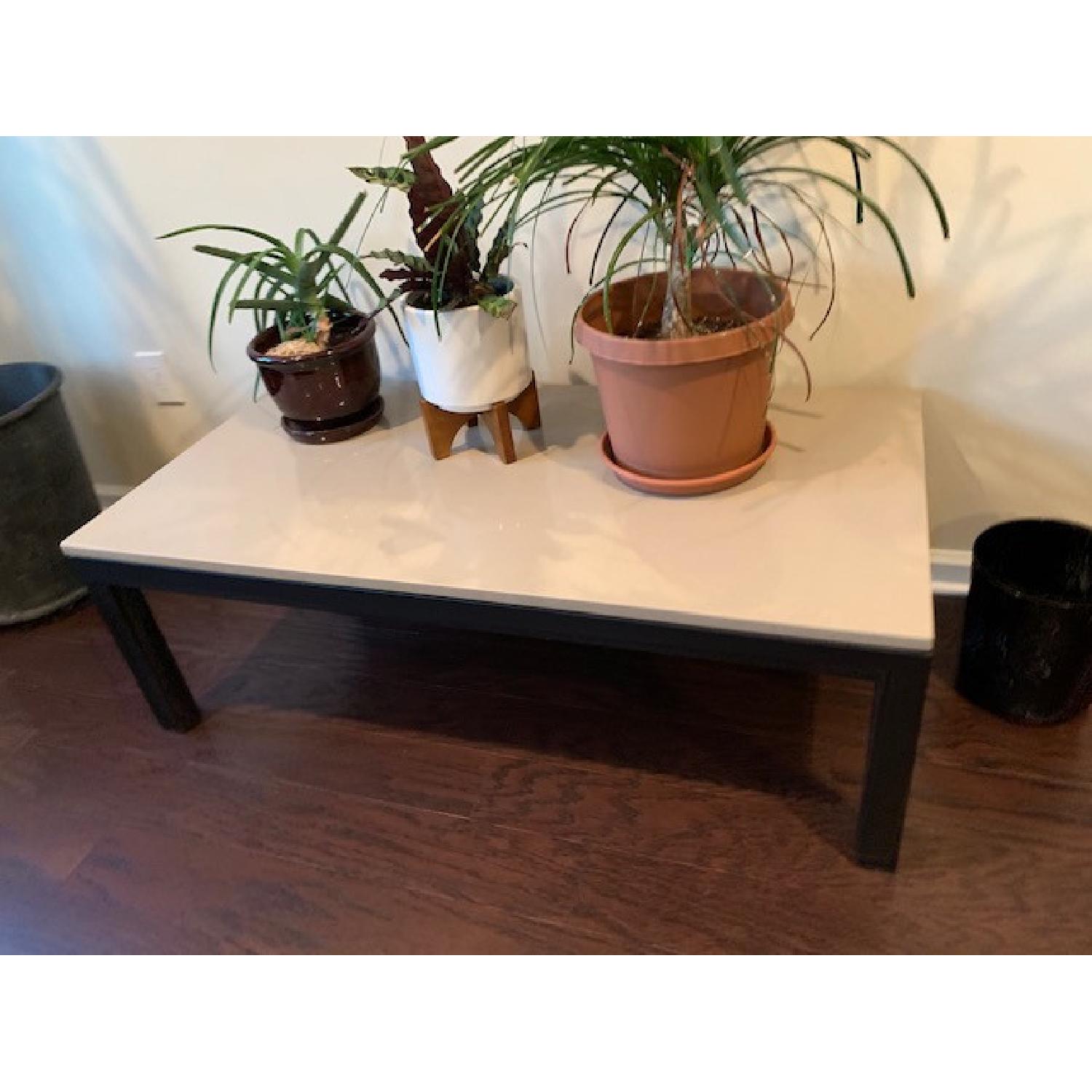 Room & Board White Quartz Coffee Table AptDeco