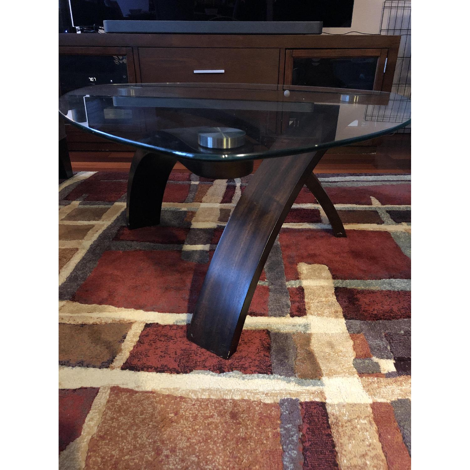 Raymour & Flanigan Coffee Table + 2 End Tables AptDeco