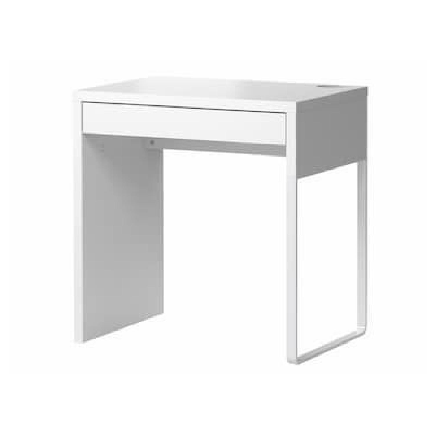 Ikea Micke White Basic Desk - image-0