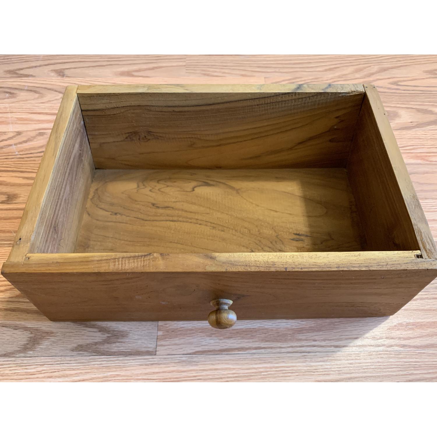 Tall Triangular Wooden Chest of 7 Drawers - image-4