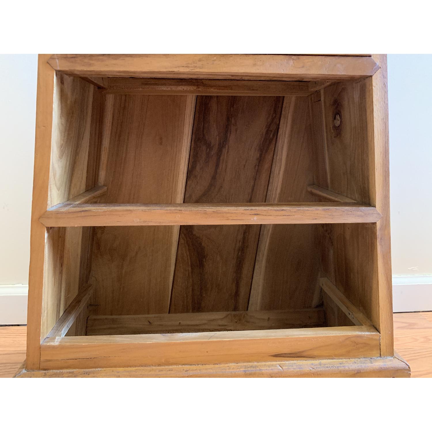 Tall Triangular Wooden Chest of 7 Drawers - image-5