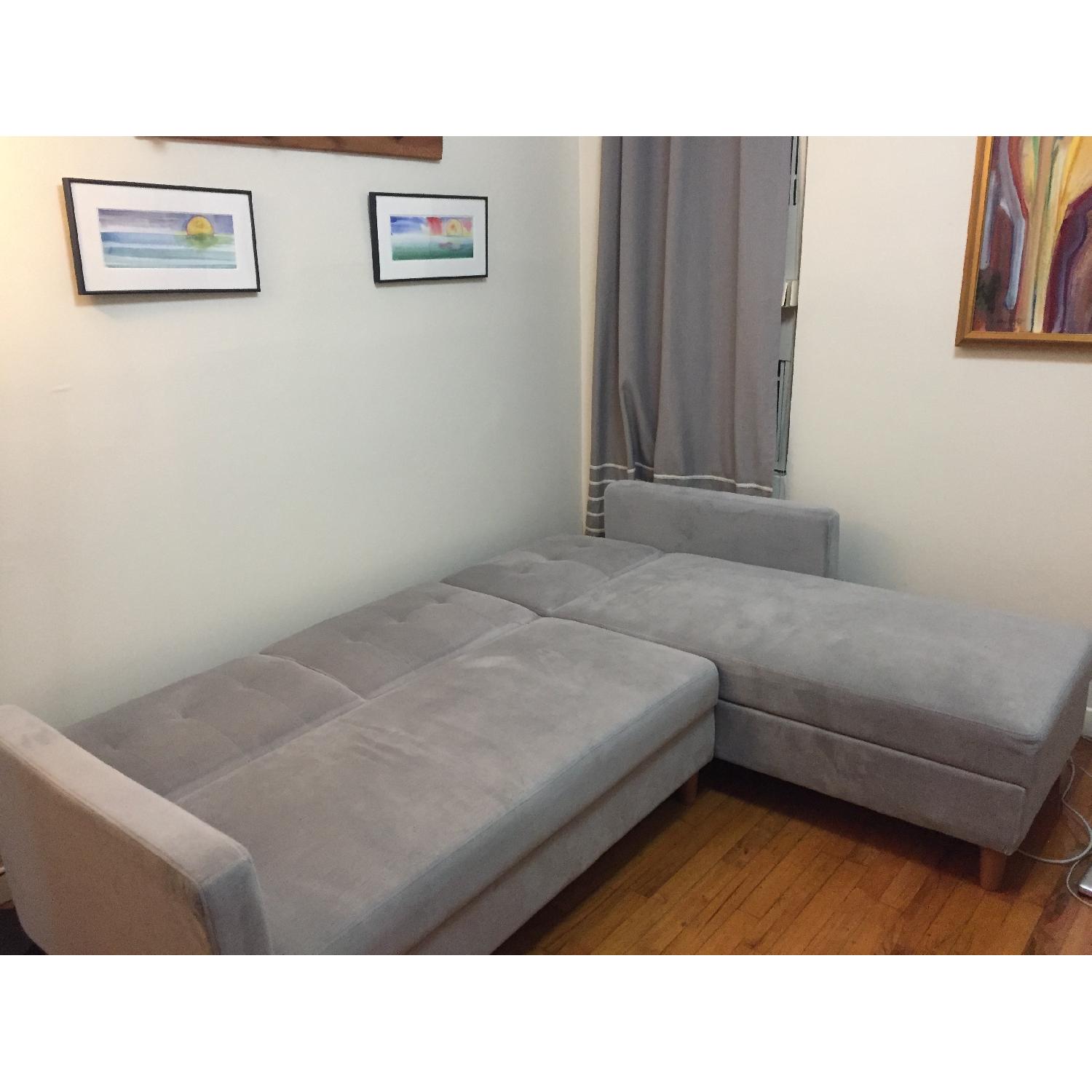 Zipcode Design Hephzibah Sleeper Sectional Sofa - image-4