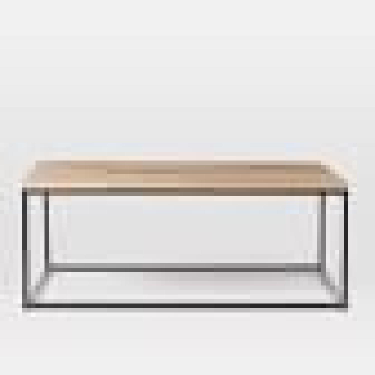 West Elm Streamline Coffee Table in Raw Mango - image-1
