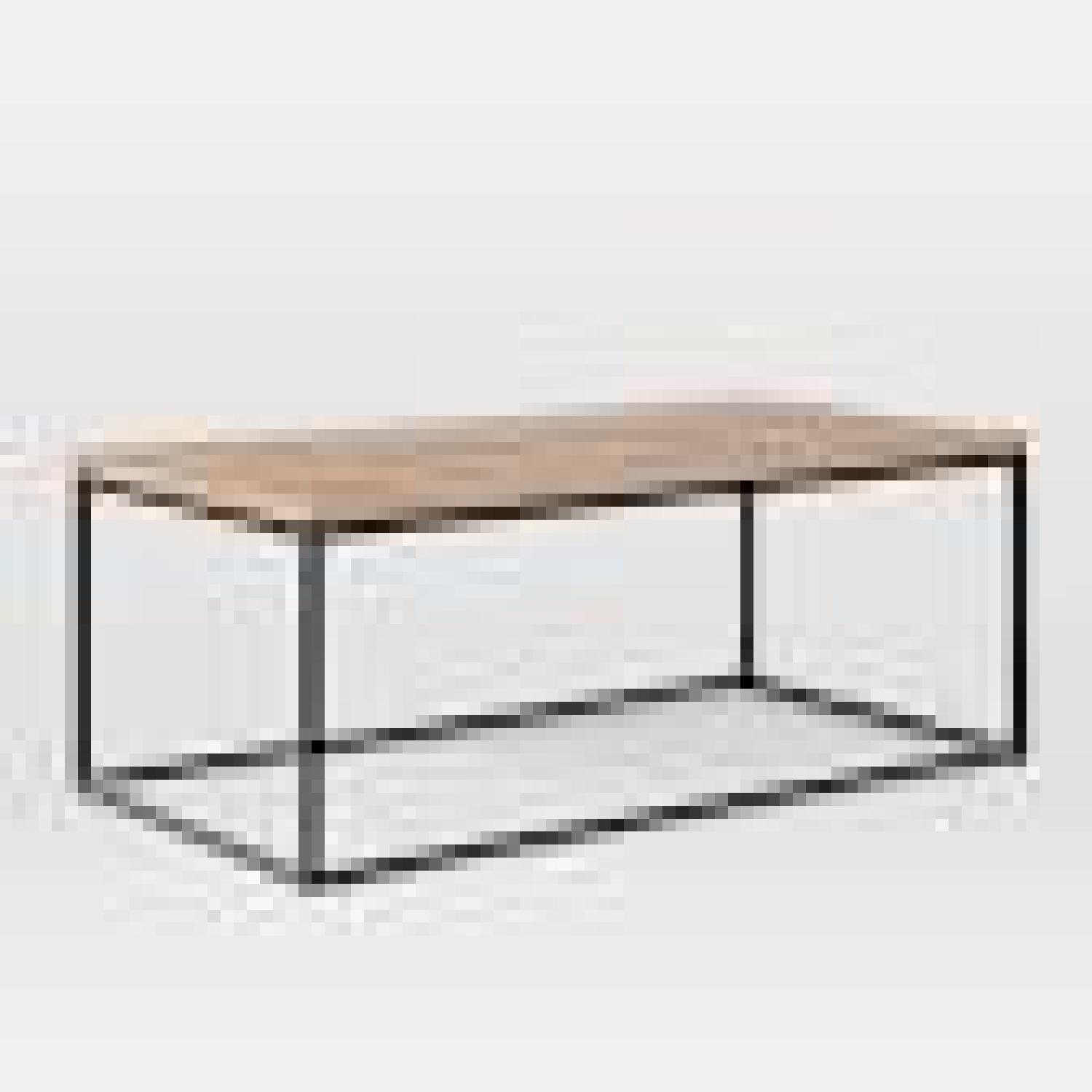 West Elm Streamline Coffee Table in Raw Mango - image-2