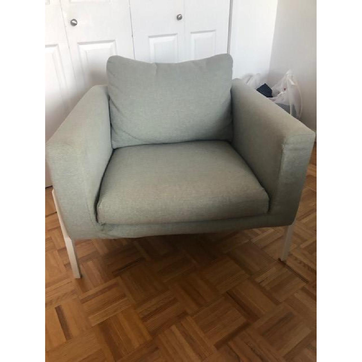 Ikea Koarp Arm Chair in Light Green Color - image-1