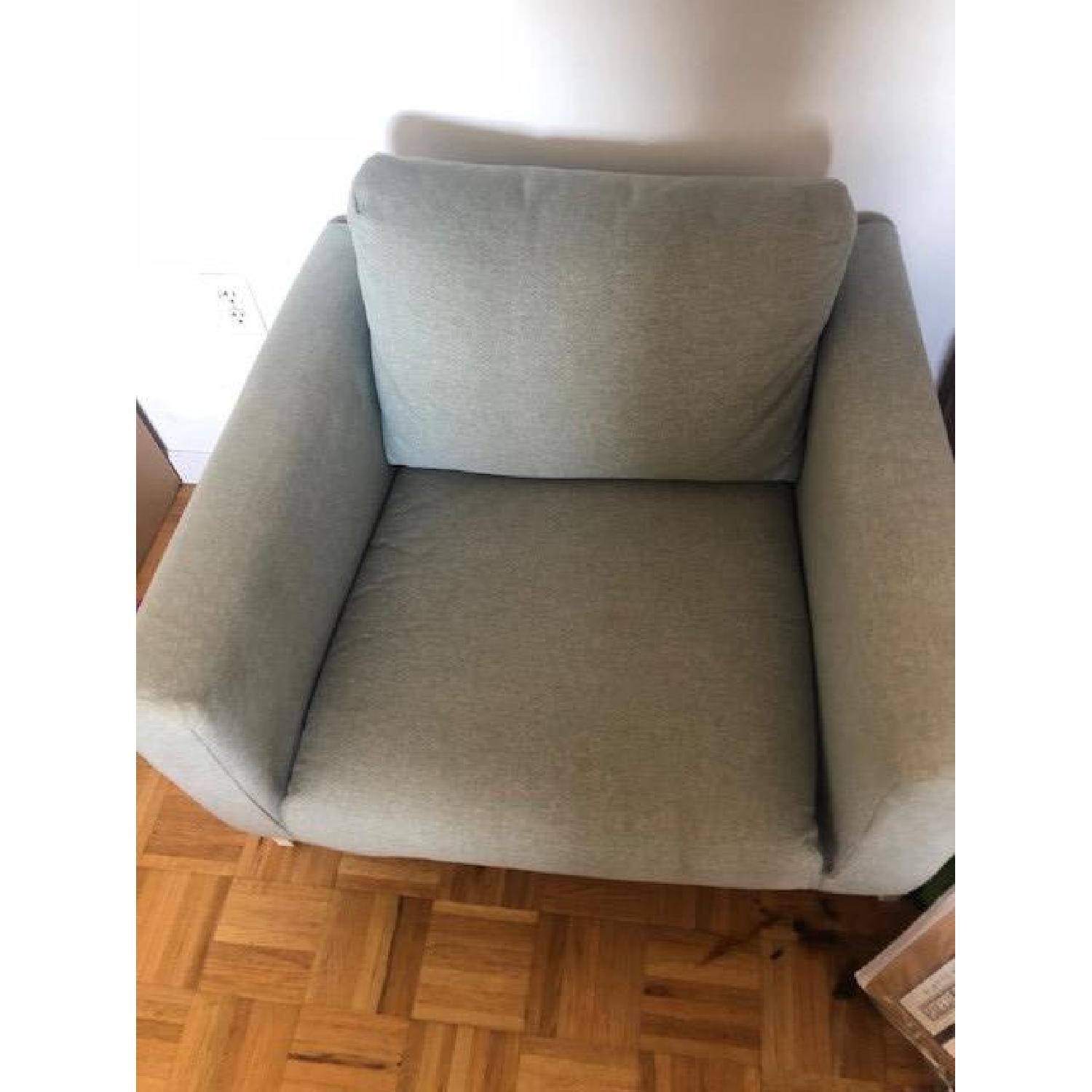 Ikea Koarp Arm Chair in Light Green Color - image-3