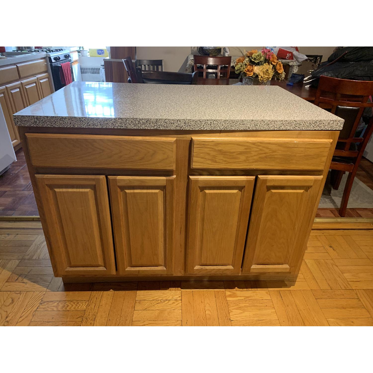 Kitchen Island w/ 2 Chairs - image-1
