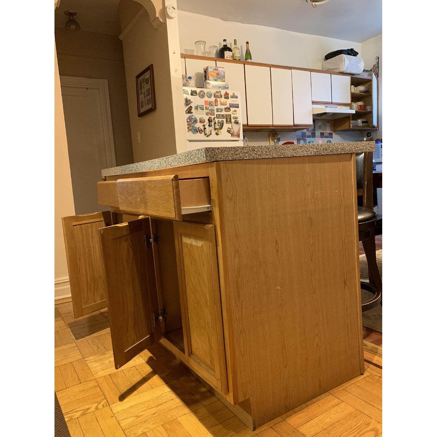 Kitchen Island w/ 2 Chairs - image-2