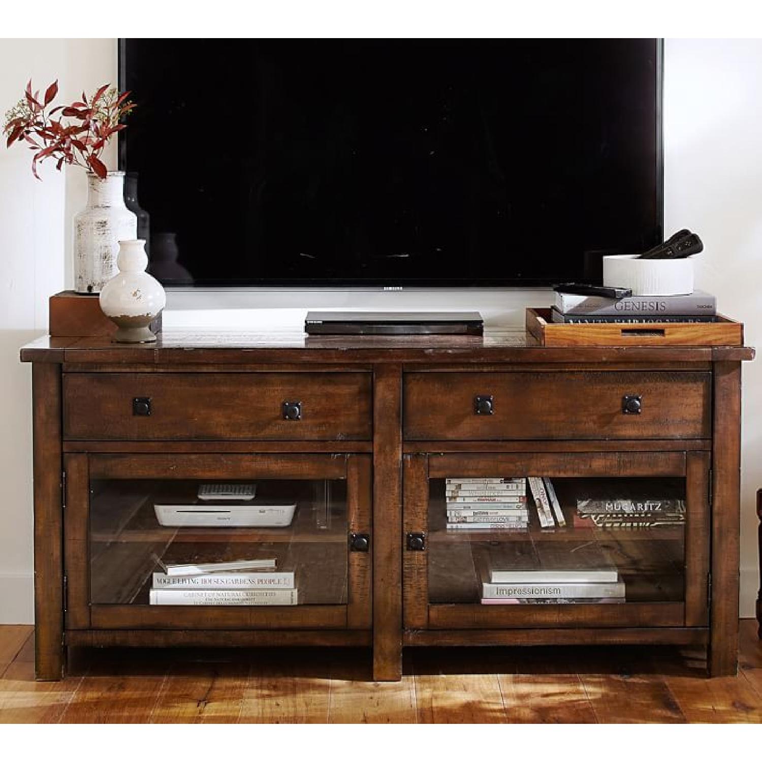 Pottery Barn Benchwright Large TV Stand - image-1