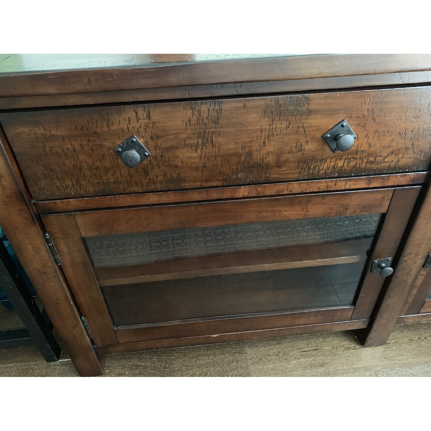 Pottery Barn Benchwright Large TV Stand - image-4