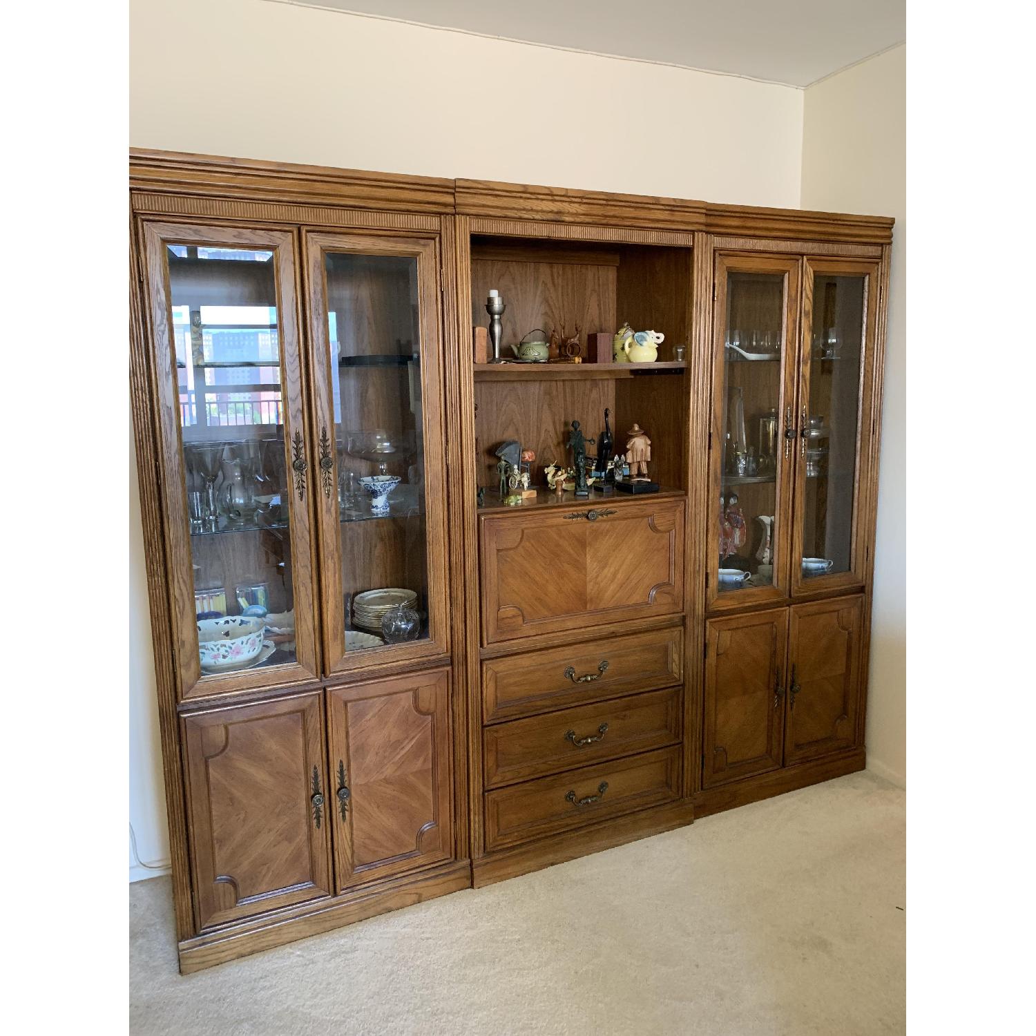 Broyhill Three-Piece Illuminated Breakfront w/ Bar - image-3