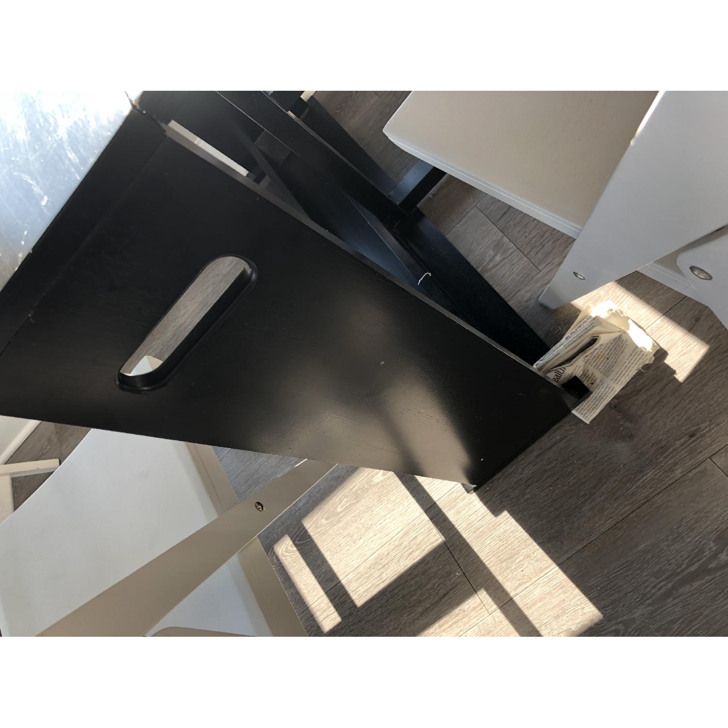 Crate & Barrel Folding Portable Dining Table - image-1