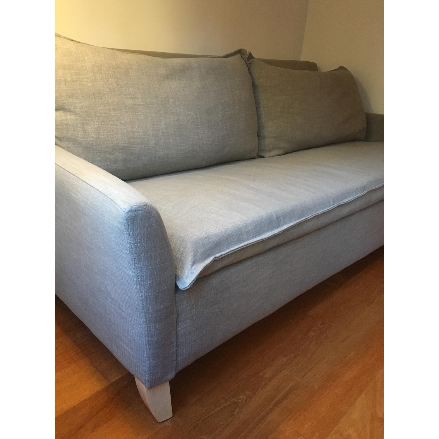 West Elm Bliss Queen Sleeper Sofa in Grey Weave - AptDeco