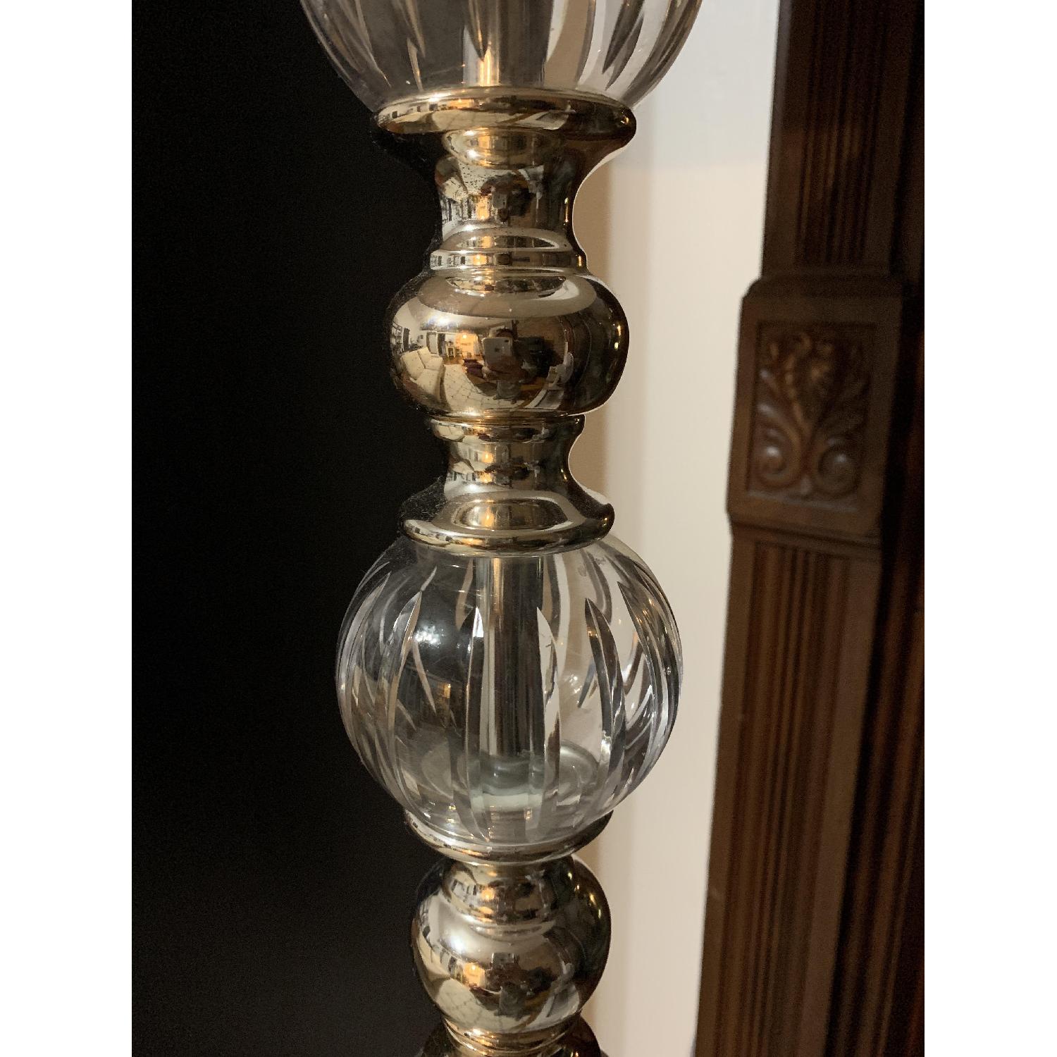 Z Gallerie Glass Floor Lamp - image-2