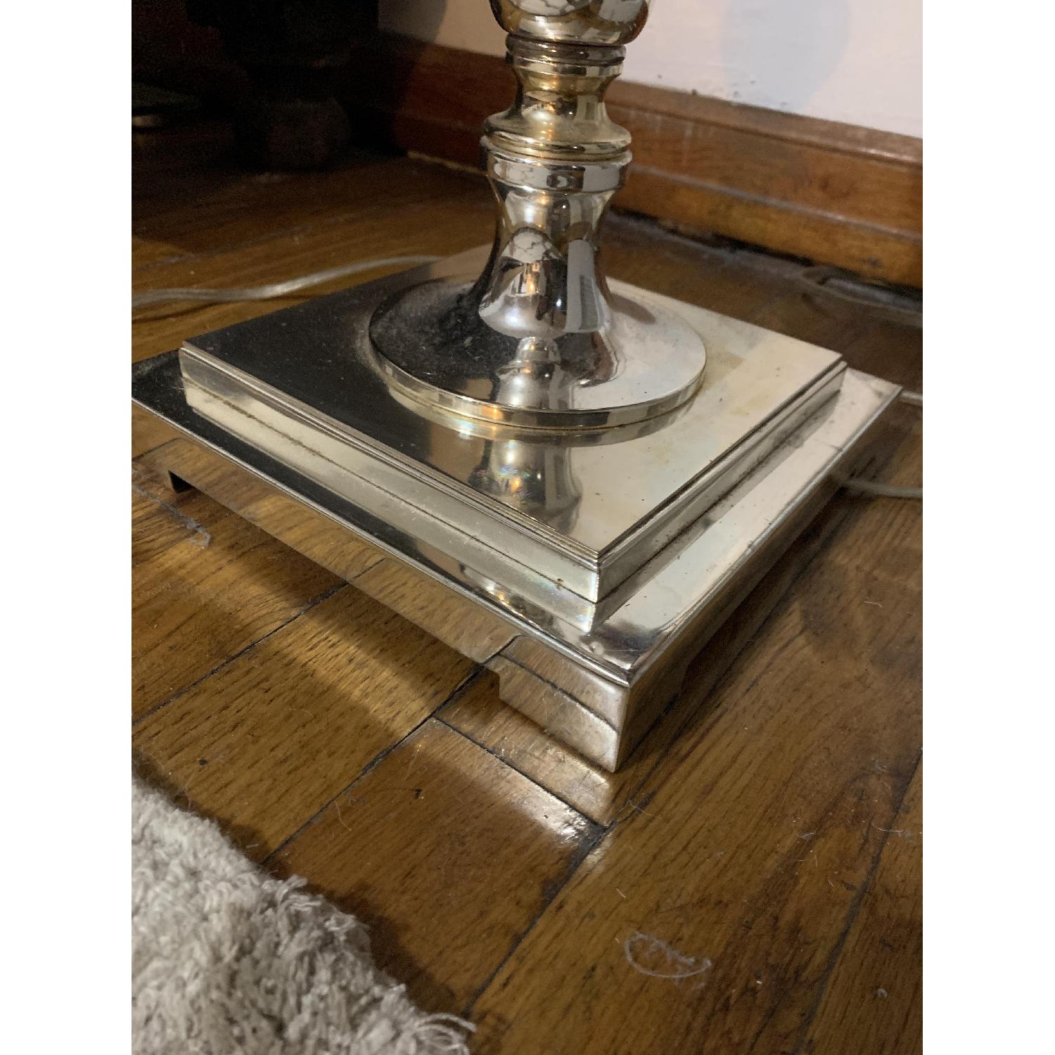 Z Gallerie Glass Floor Lamp - image-3