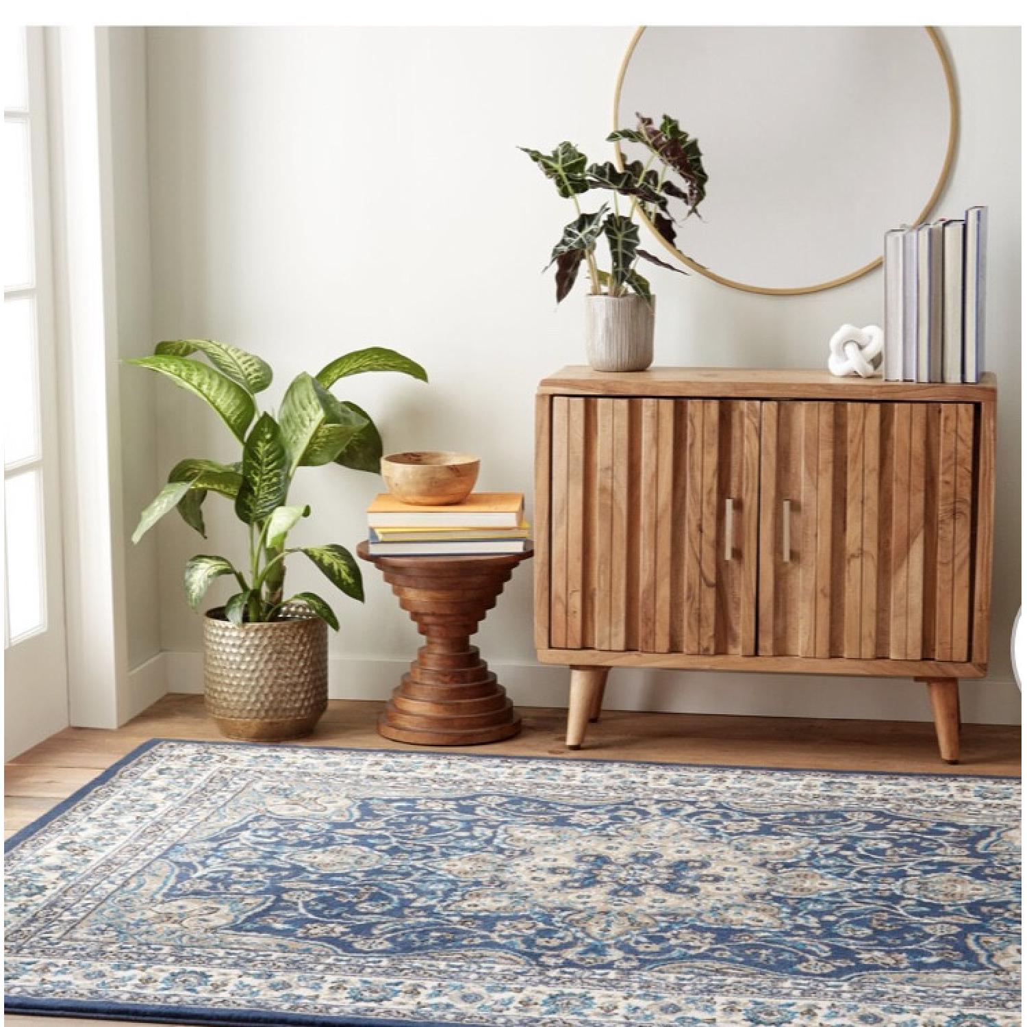 Charlton Home Arend Blue/Ivory Area Rug - image-1