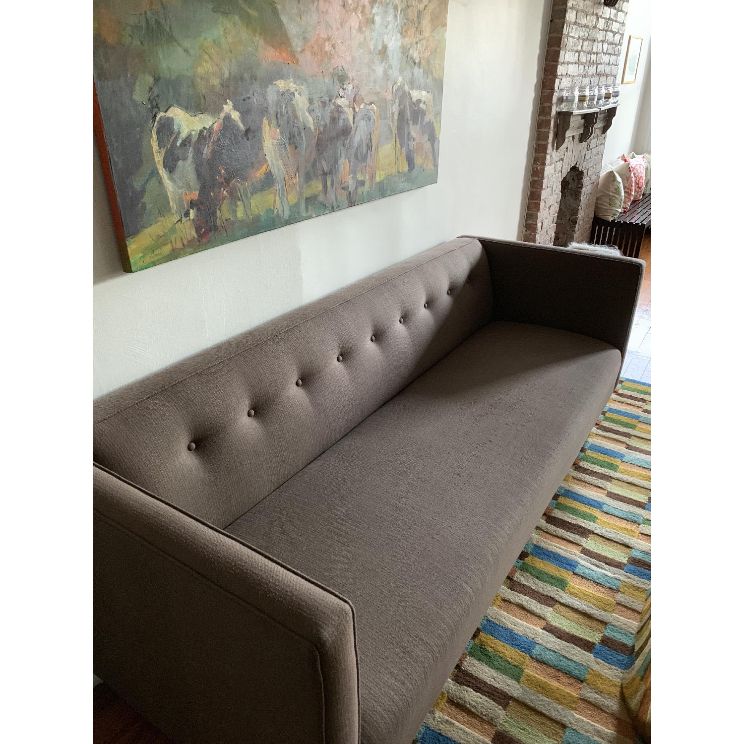 Room & Board Espresso Brown Sofa - image-3