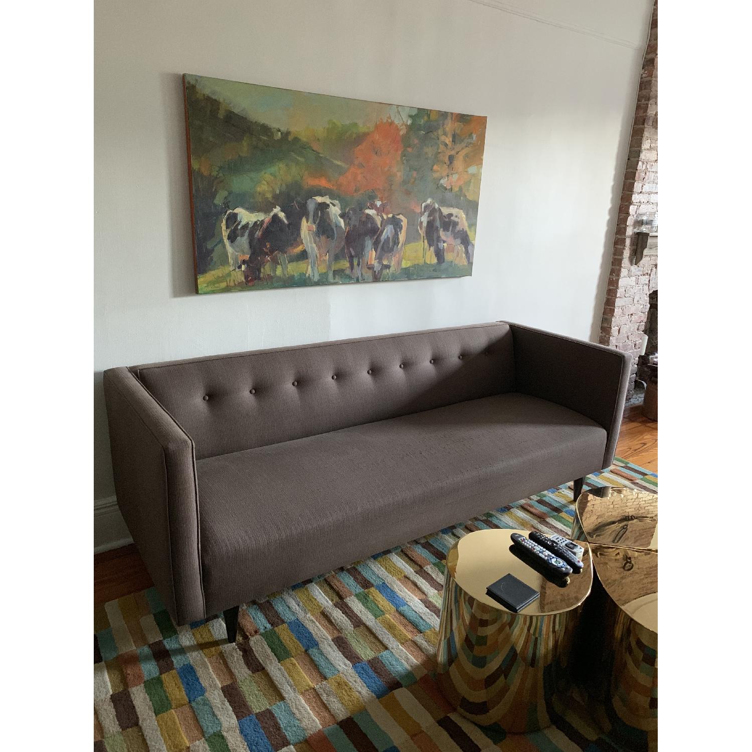 Room & Board Espresso Brown Sofa - image-4