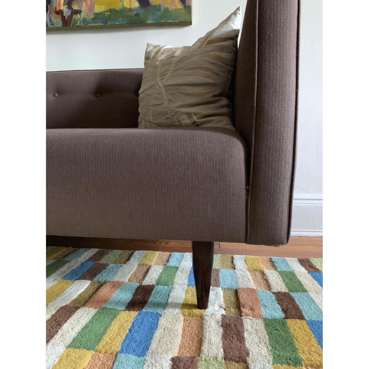 Room & Board Espresso Brown Sofa - image-5