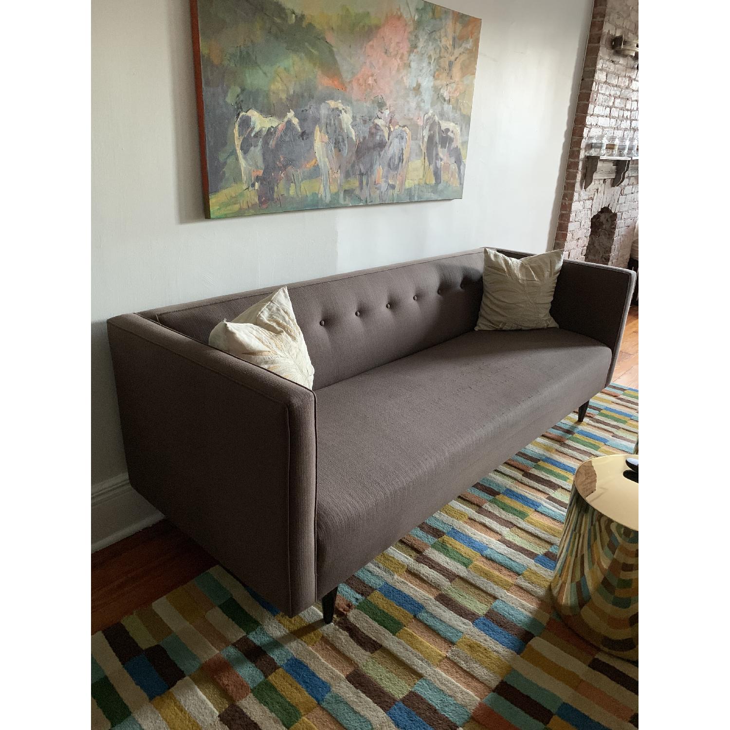 Room & Board Espresso Brown Sofa - image-7